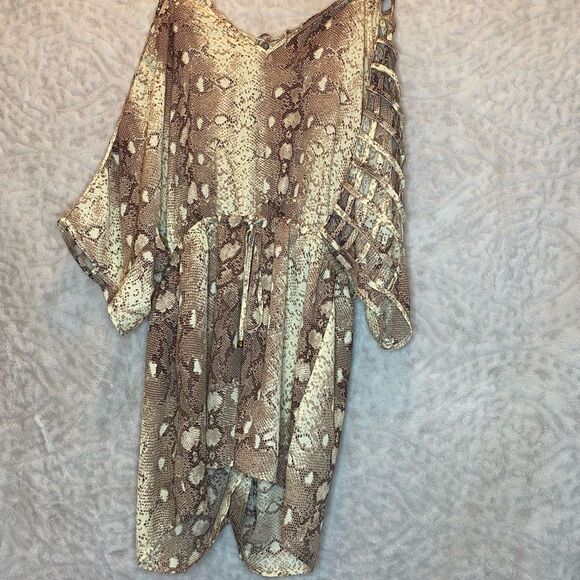 Ark & Co Pants - Ark & Co Snakeskin Romper